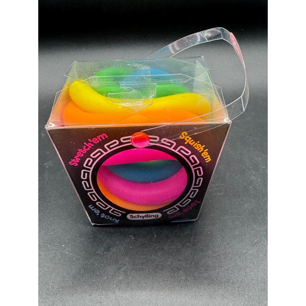 Schylling NeeDoh Noodlies Neon Stretchy Sensory Fidget Toy 5 Pack 22015FS - Picture 4 of 6
